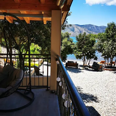 Secluded House With Private Beach Adria