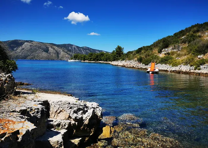Secluded House With Private Beach Adria *
